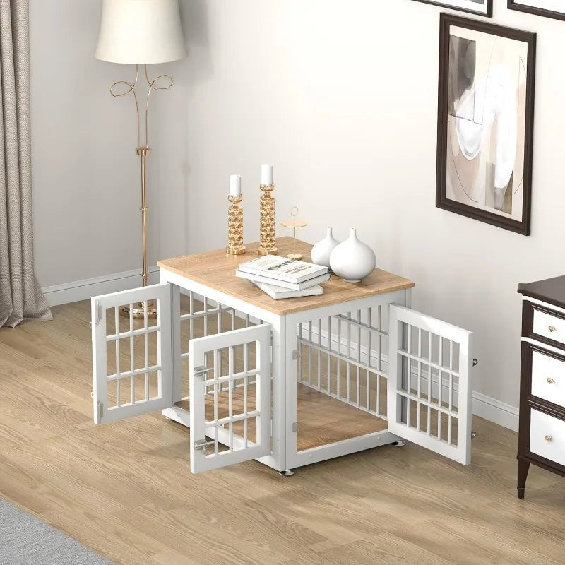 Heavy-Duty Dog Crate – Stylish Kennel Furniture