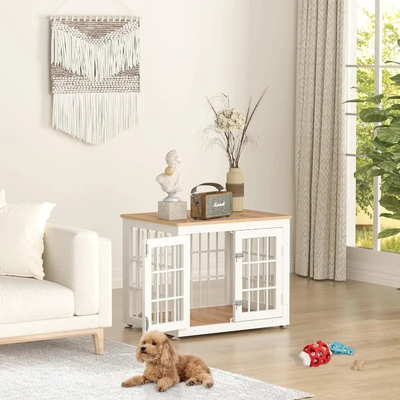 Heavy-Duty Dog Crate – Stylish Kennel Furniture