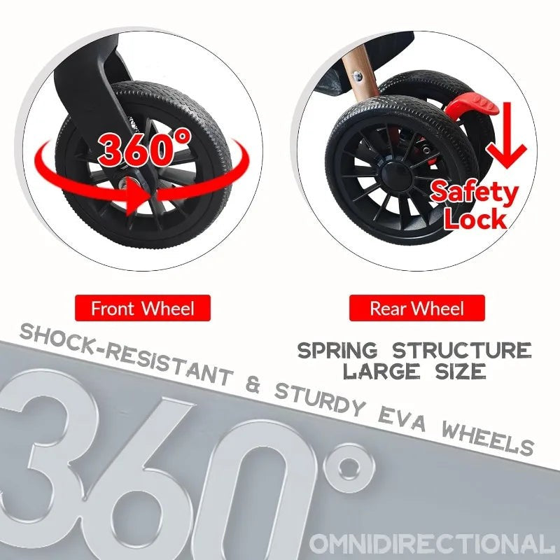 Pet Stroller 3-in-1: Foldable Dog Jogger & Travel Carrier